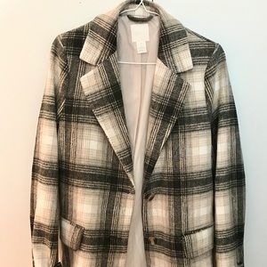 Plaid blazer